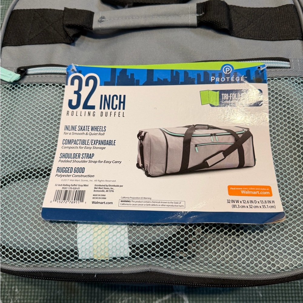 Protege 32-Inch Rolling Duffel Bag